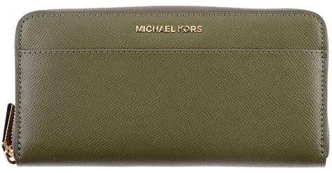 michael kors greenwich wallet|michael kors army green wallet.